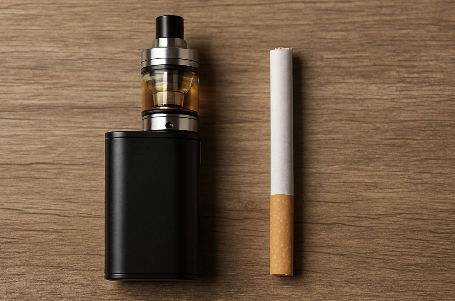 cigarette électronique avec cigarette classique